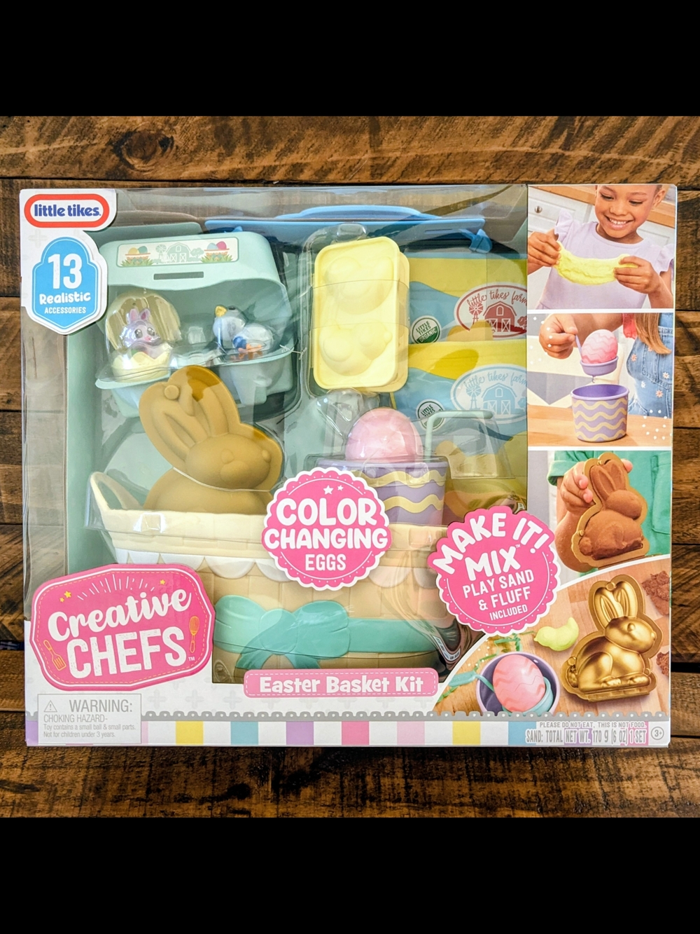New! Little Tikes Creative Chefs Easter Basket Kit Playset w/13 Accessories